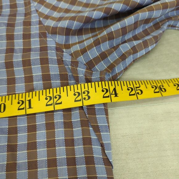 Robert Graham Modern American Shirt XL Flip Cuff Plaid Button Down Long Sleeve - Picture 8 of 11